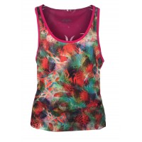 REGATA ASICS W PRINT SINGLET - CORE PRINT/ROSA